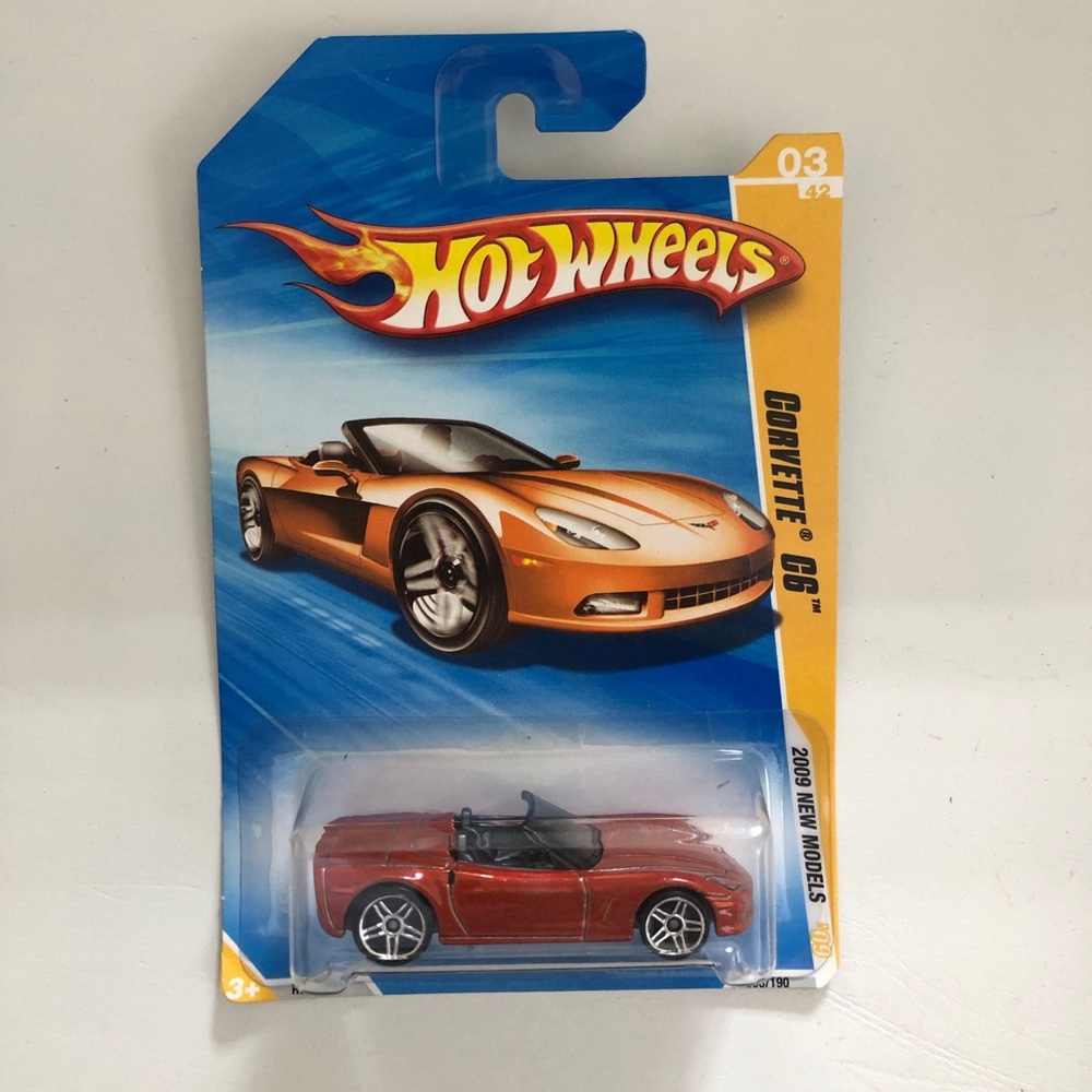 New in package Hot Wheels Corvette C6 Burnt Orange
